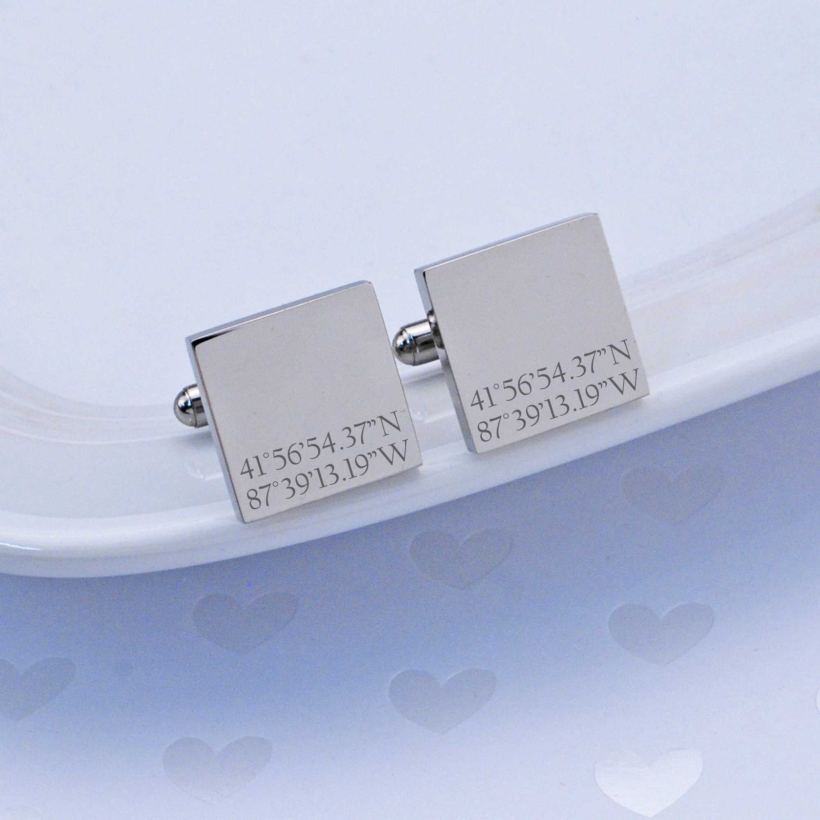 Latitude & Longitude Cufflinks