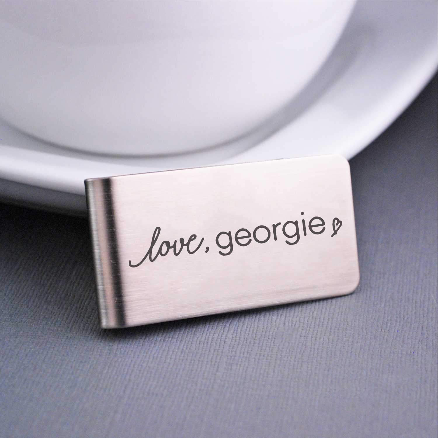 Corporate Logo Money Clip – Money Clip – Love, Georgie