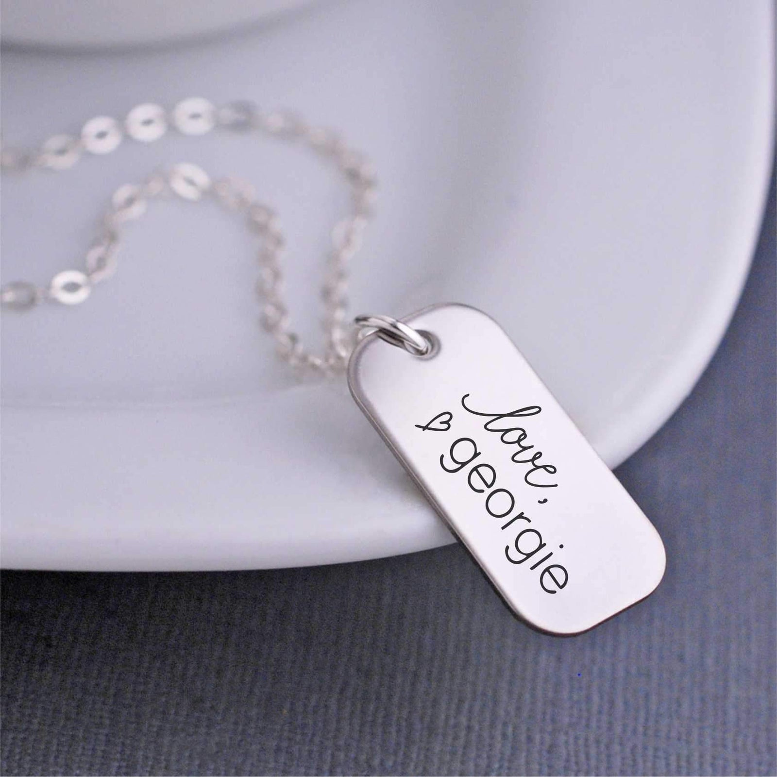 Corporate Logo Necklace – Necklace – Love, Georgie