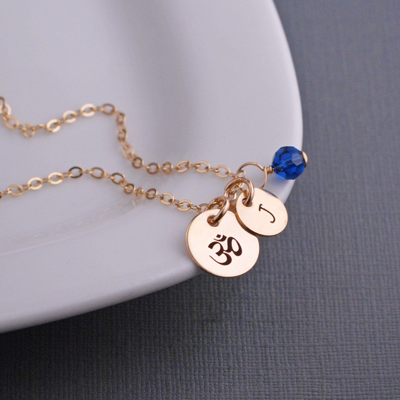 Om Necklace – Necklace – georgiedesigns