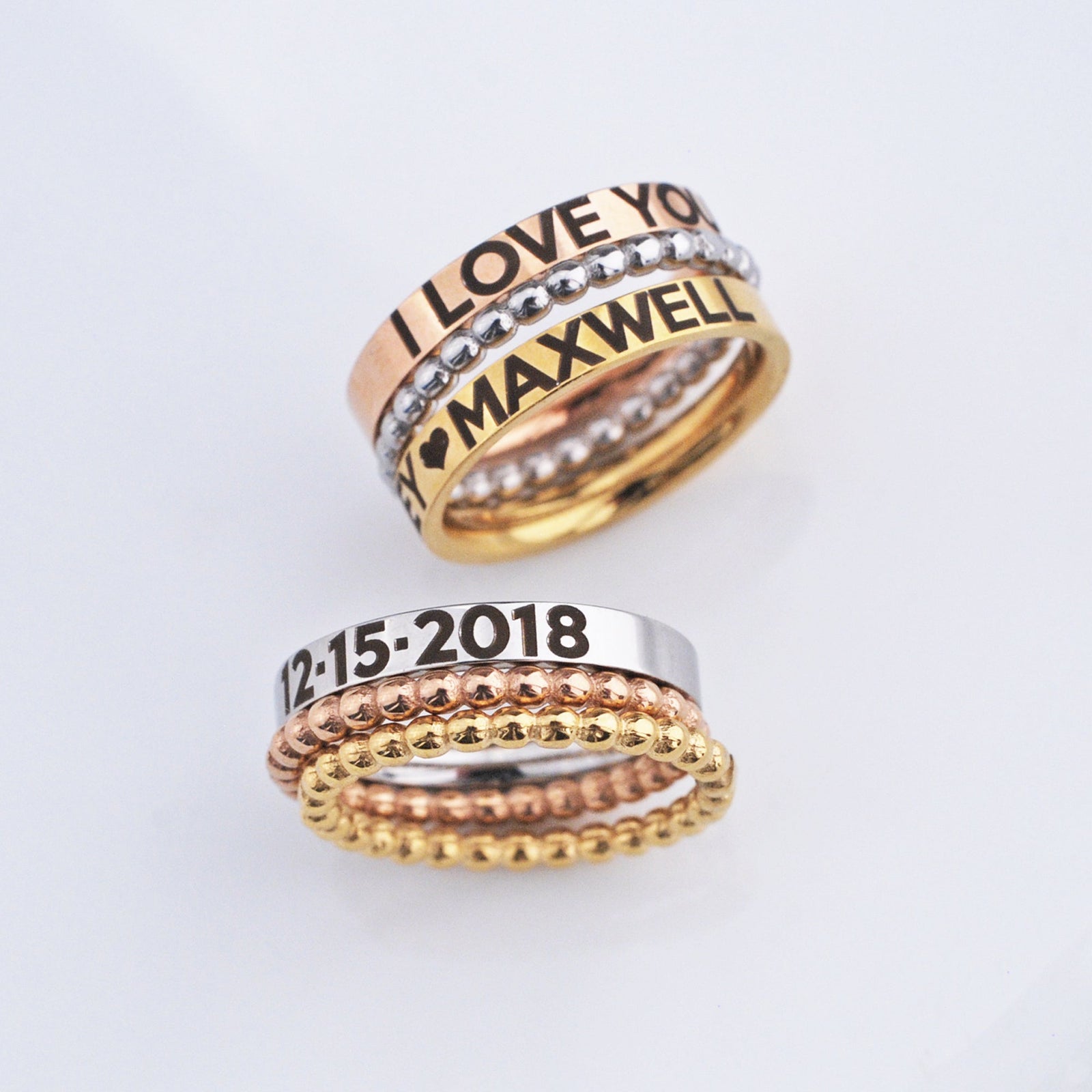 Stackable Rings - Design Your Own Set – Ring – Love, Georgie