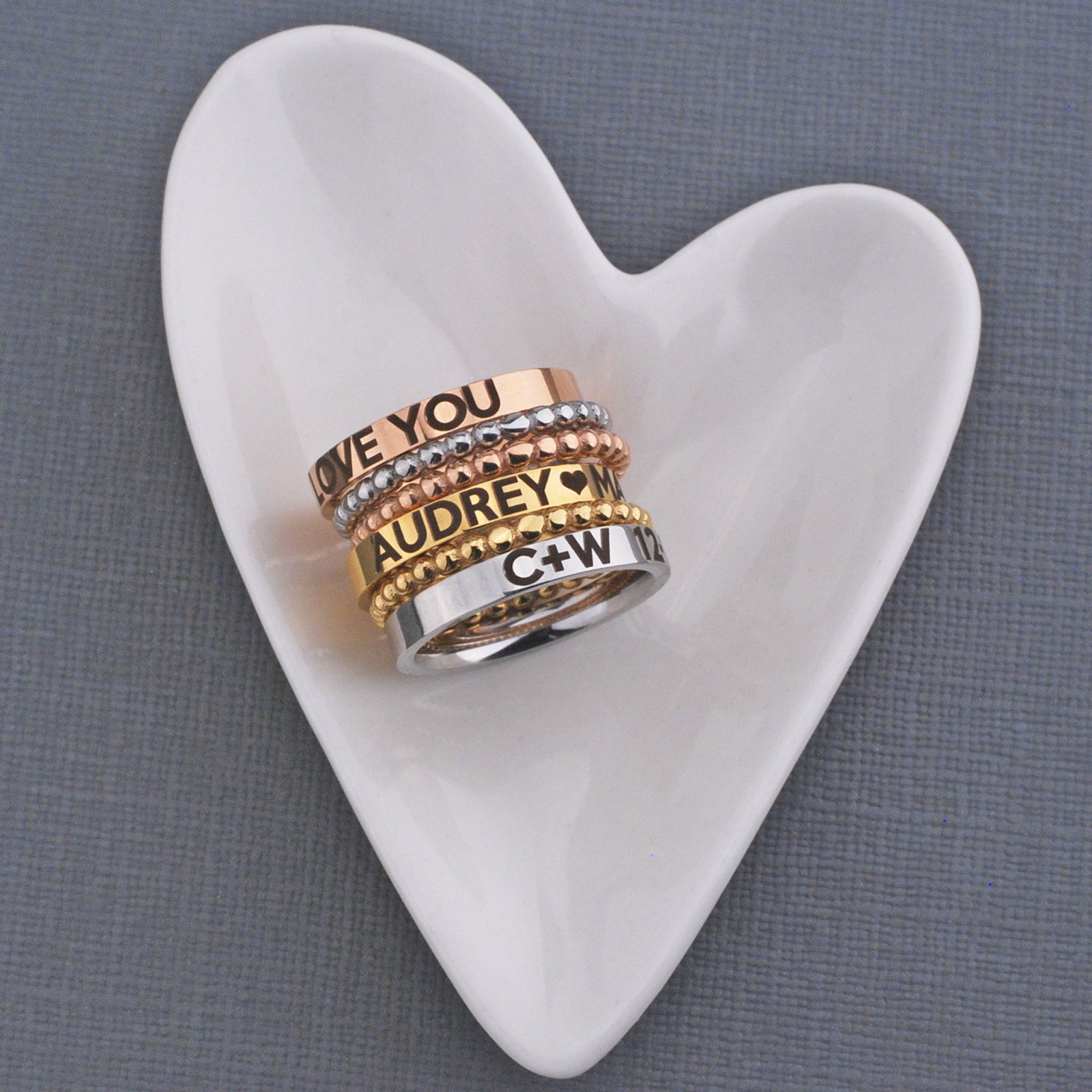 Stackable Rings - Design Your Own Set – Ring – Love, Georgie