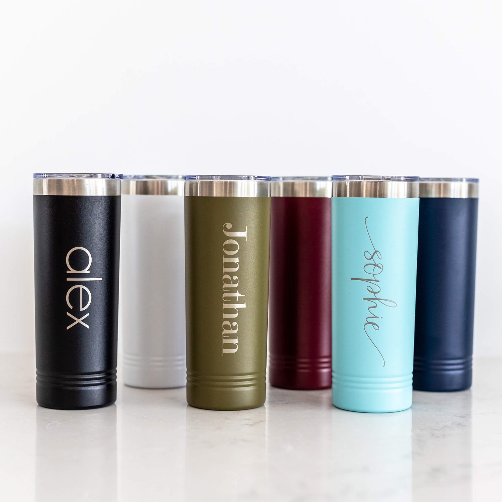 Insulated Skinny Tumbler - Personalized with Name - 22 oz.
