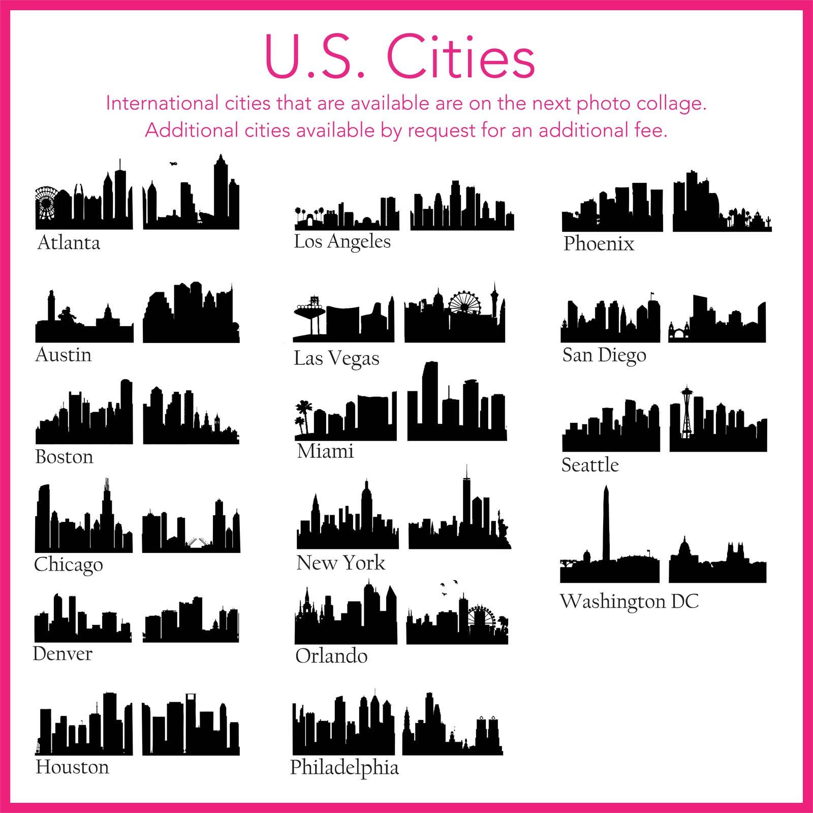 Custom City Skyline Cufflinks – Cuff Links – Love, Georgie