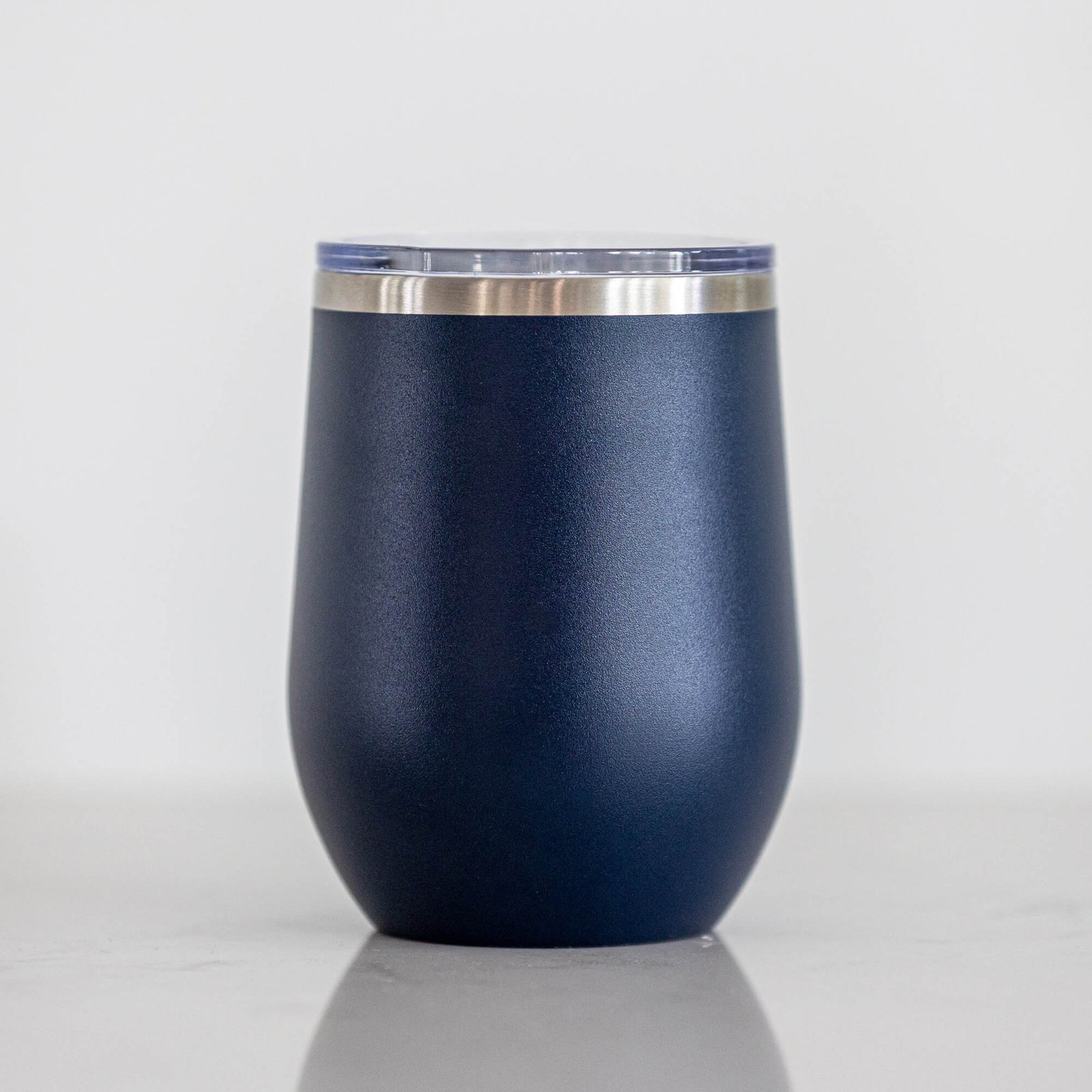 Insulated Wine Tumbler with Initial - 12 oz.
