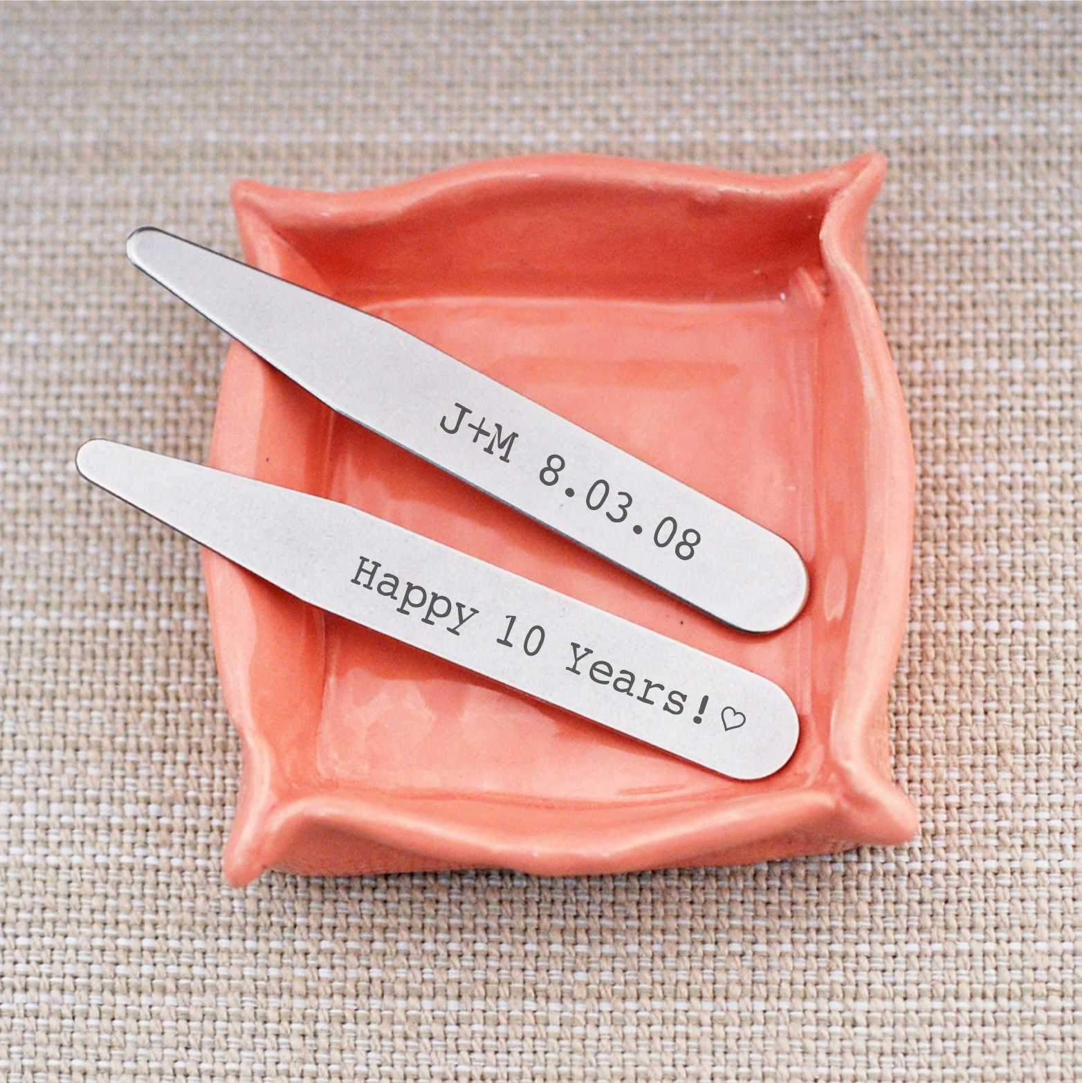 Anniversary Collar Stays – Collar Stays – Love, Georgie