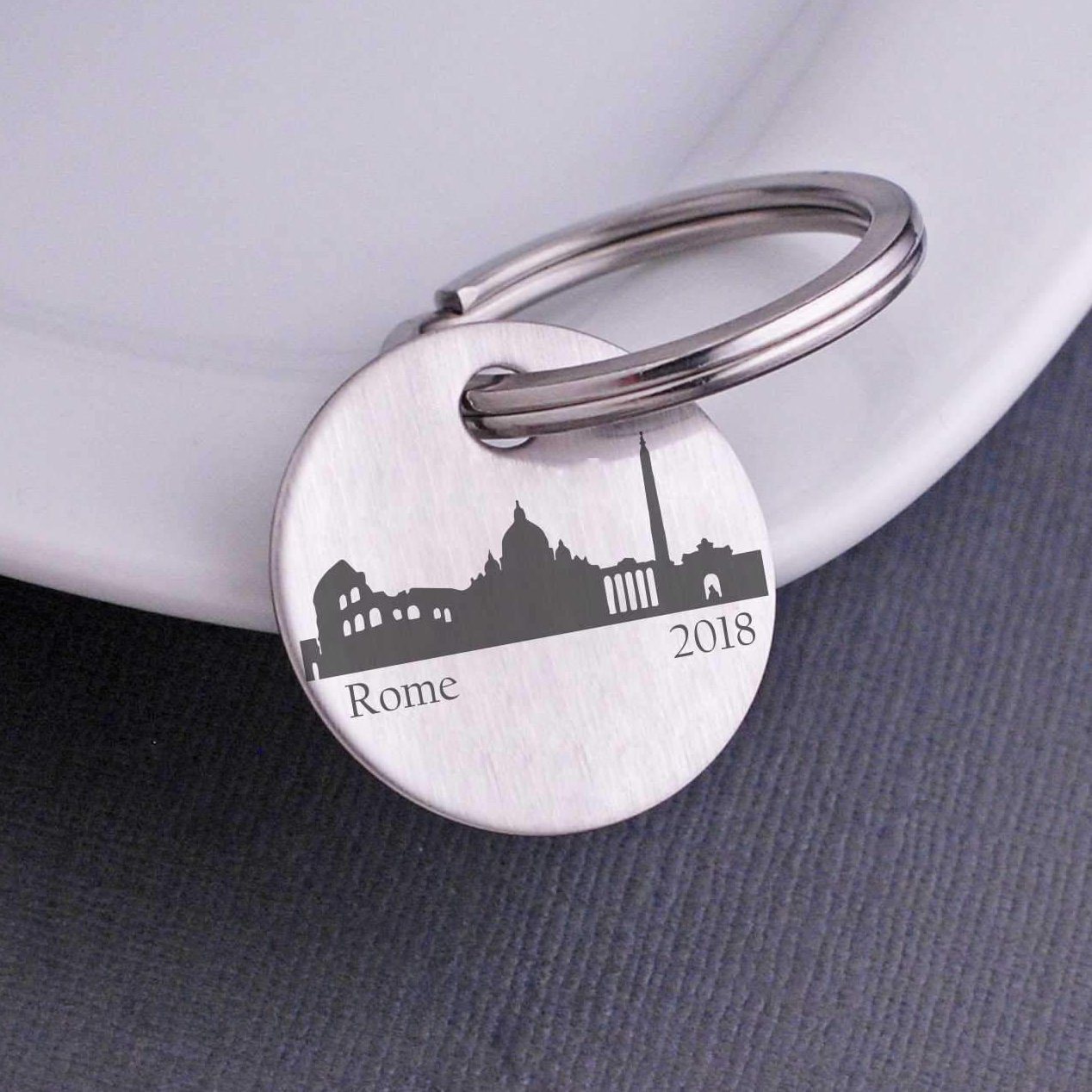 Custom City Skyline Keychain – Keychain – Love, Georgie