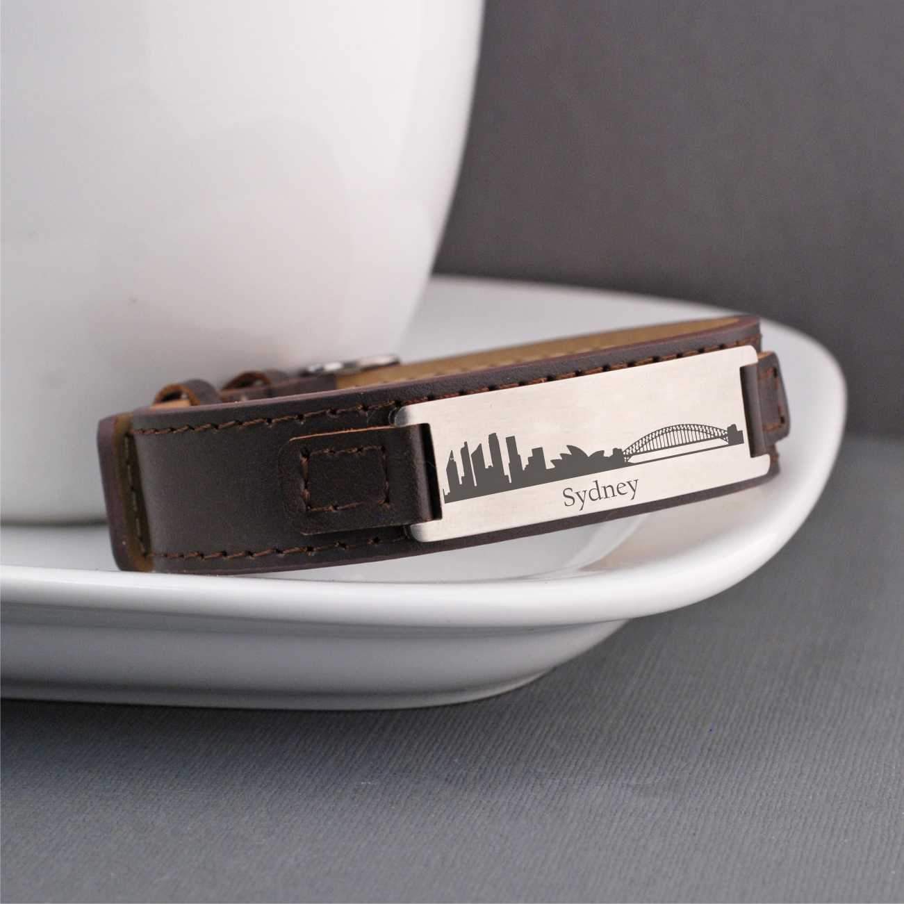 Leather Bracelet - City Skyline – bracelet – Love, Georgie