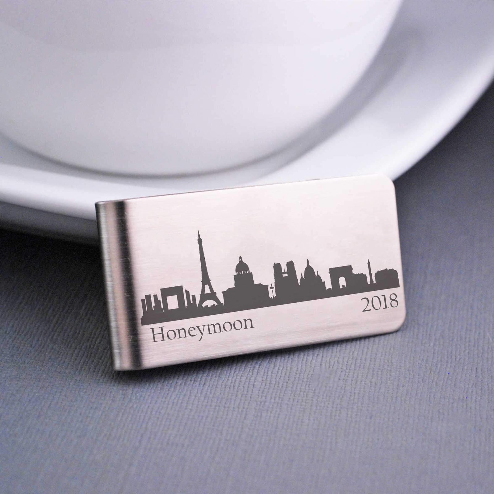 Custom Money Clip: City Skyline – Money Clip – Love, Georgie