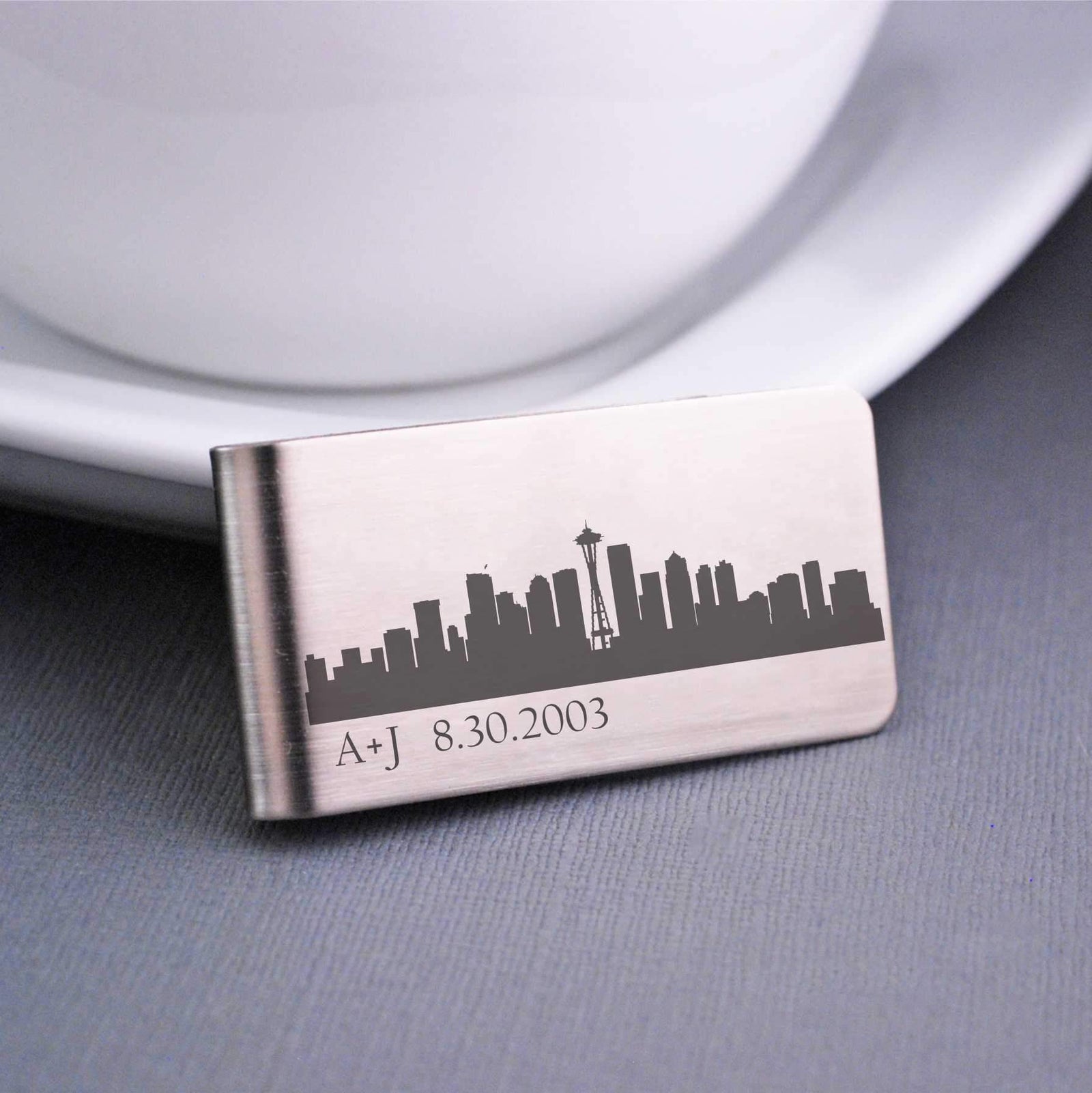 Custom Money Clip: City Skyline – Money Clip – Love, Georgie
