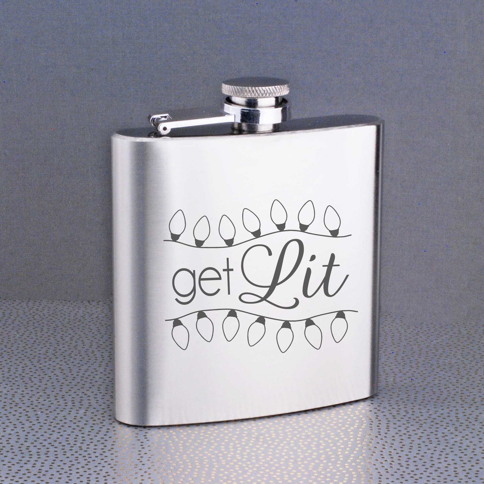 Get Lit' - Flask Christmas Gift – Flask – Love, Georgie