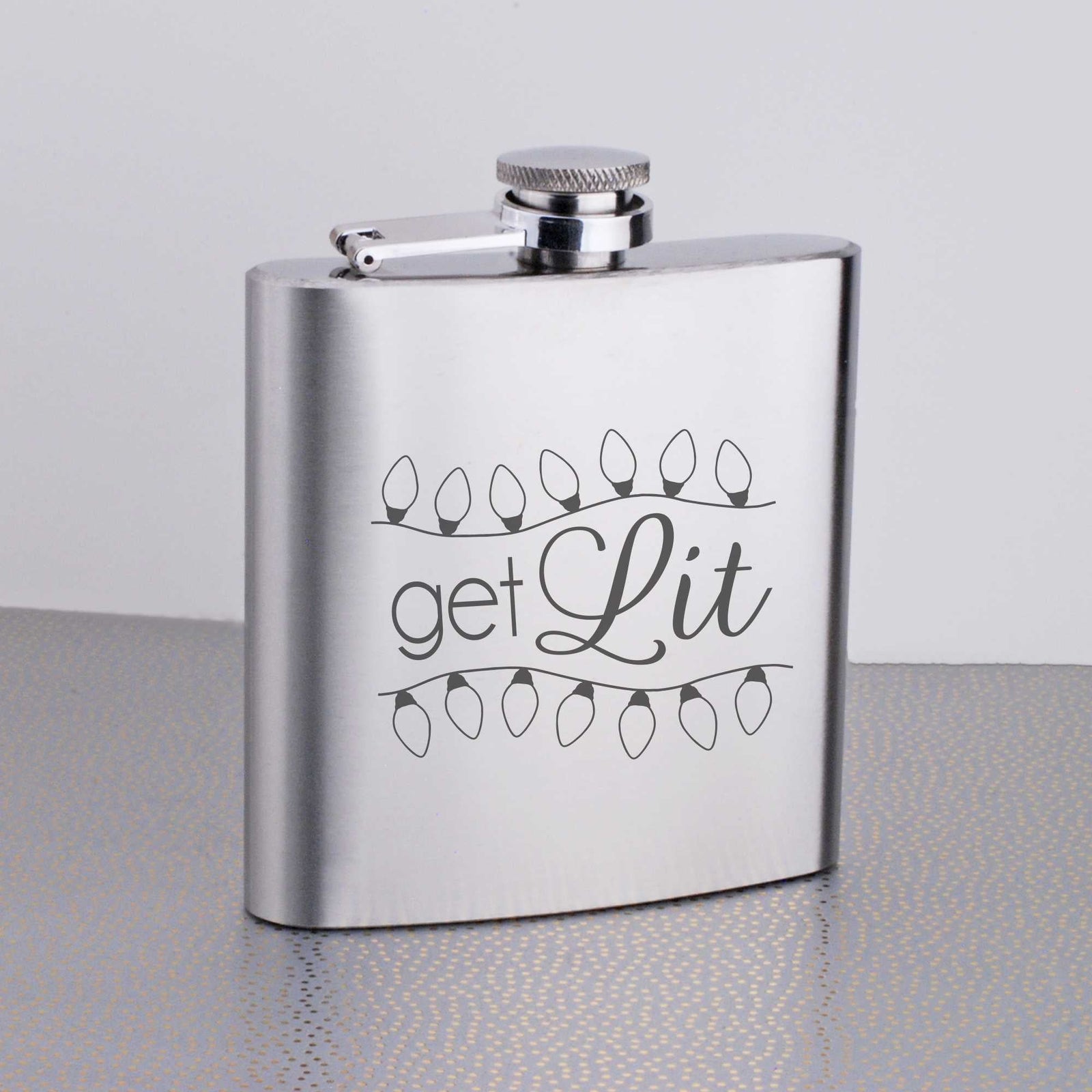 Get Lit' - Flask Christmas Gift – Flask – Love, Georgie