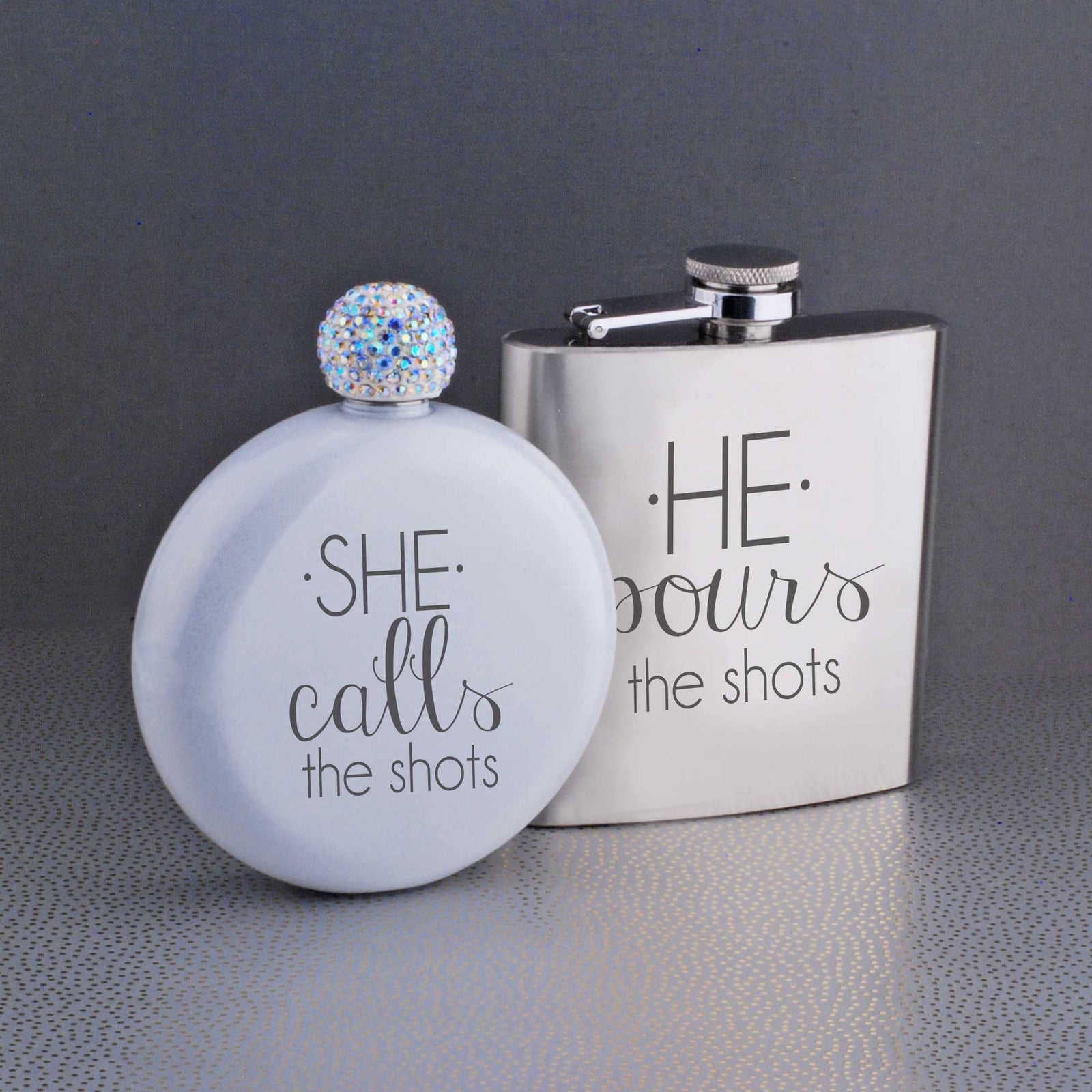 His & Hers Flask Set – Flask – Love, Georgie