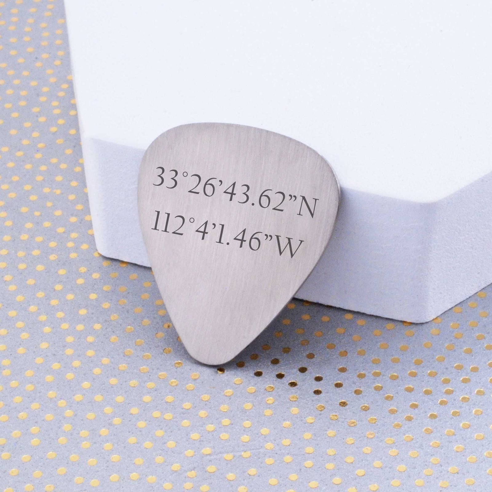 Guitar Pick - Latitude Longitude – Guitar Pick – Love Georgie