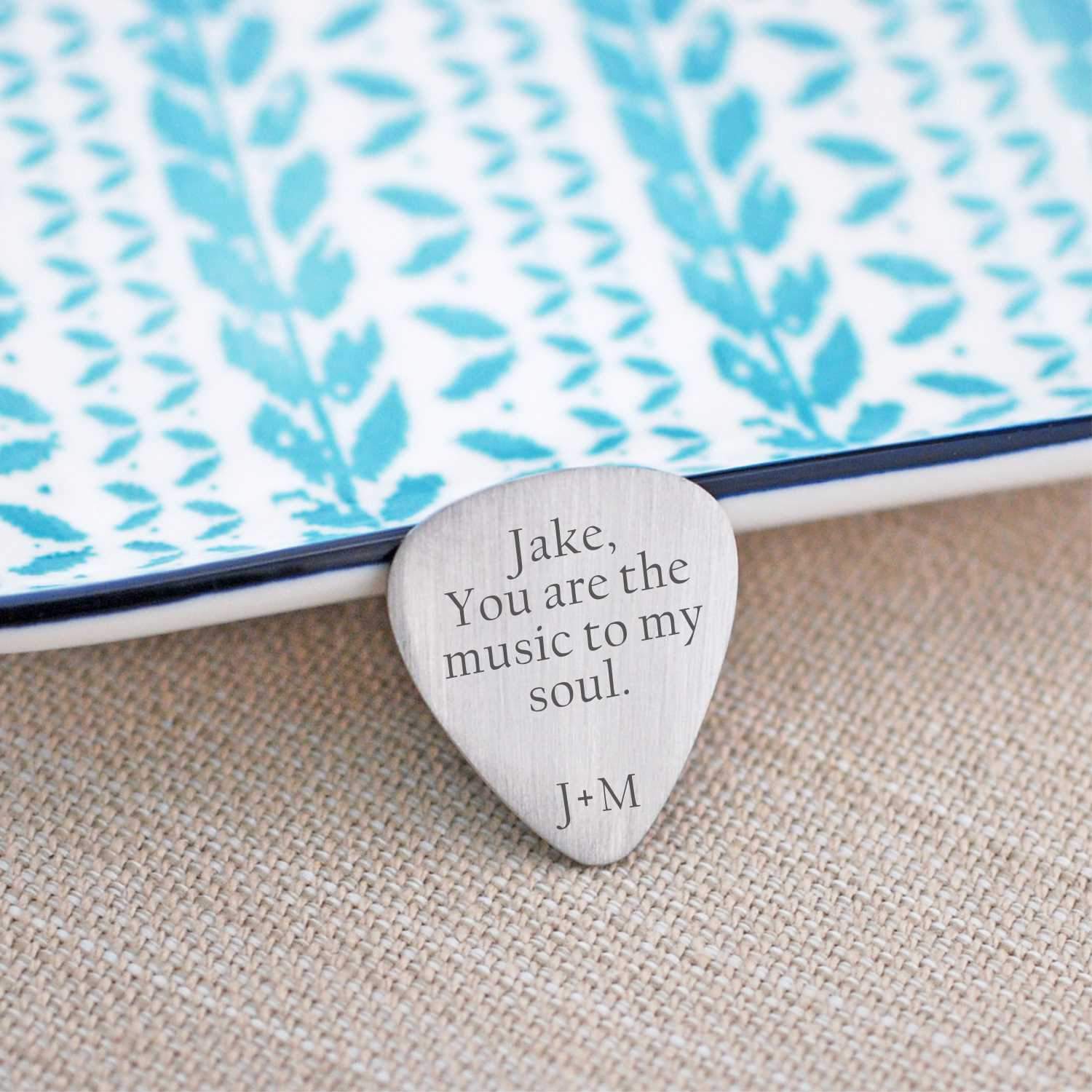 Guitar Pick - You are the Music to my Soul – guitar pick – Love Georgie