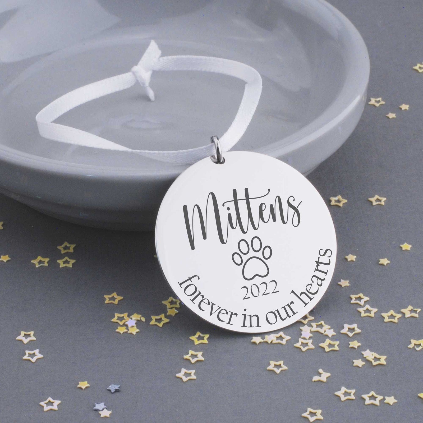 Pet Memorial Christmas Tree Ornament – Ornament – Love, Georgie