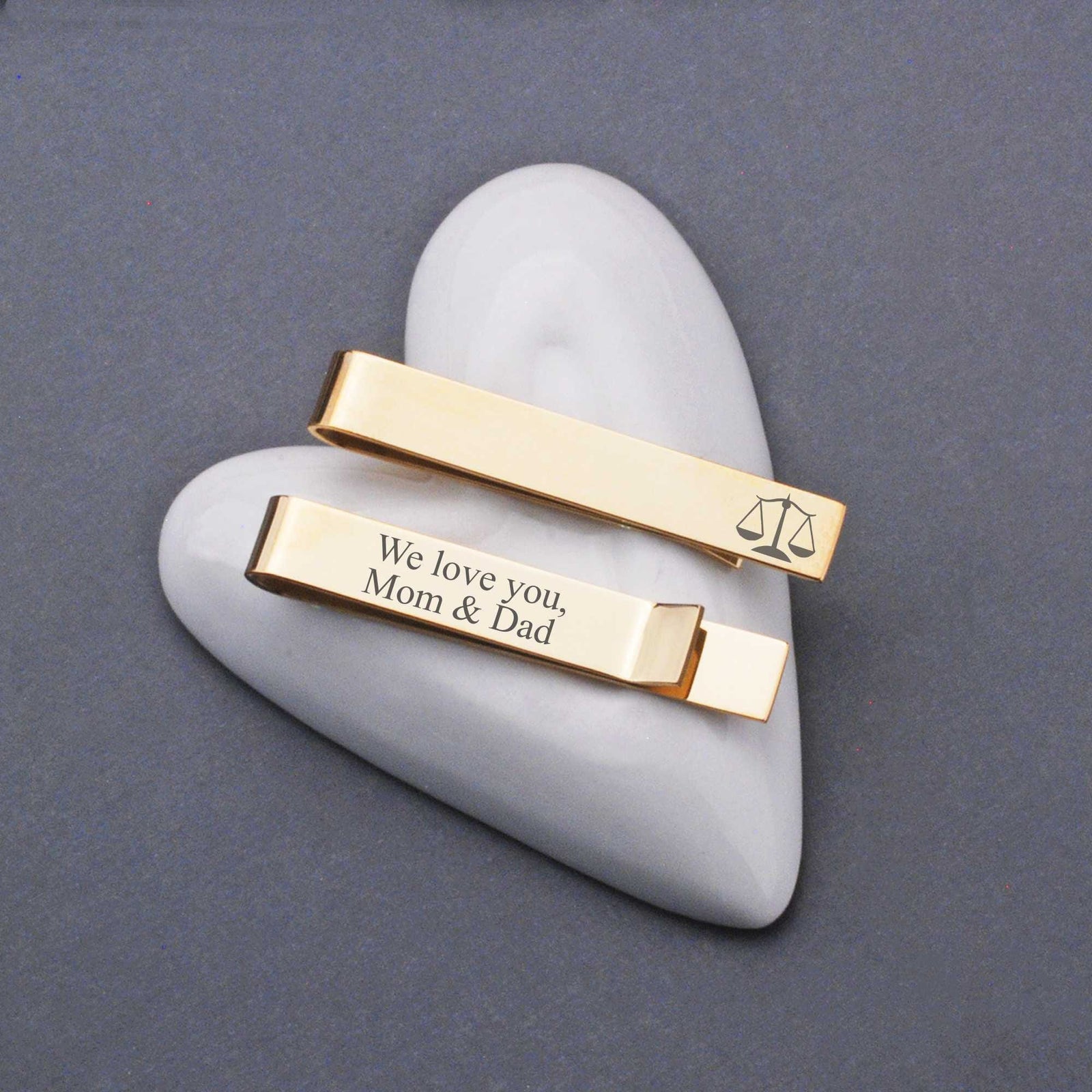 Scales of Justice Tie Clip – Tie Clip – Love Georgie