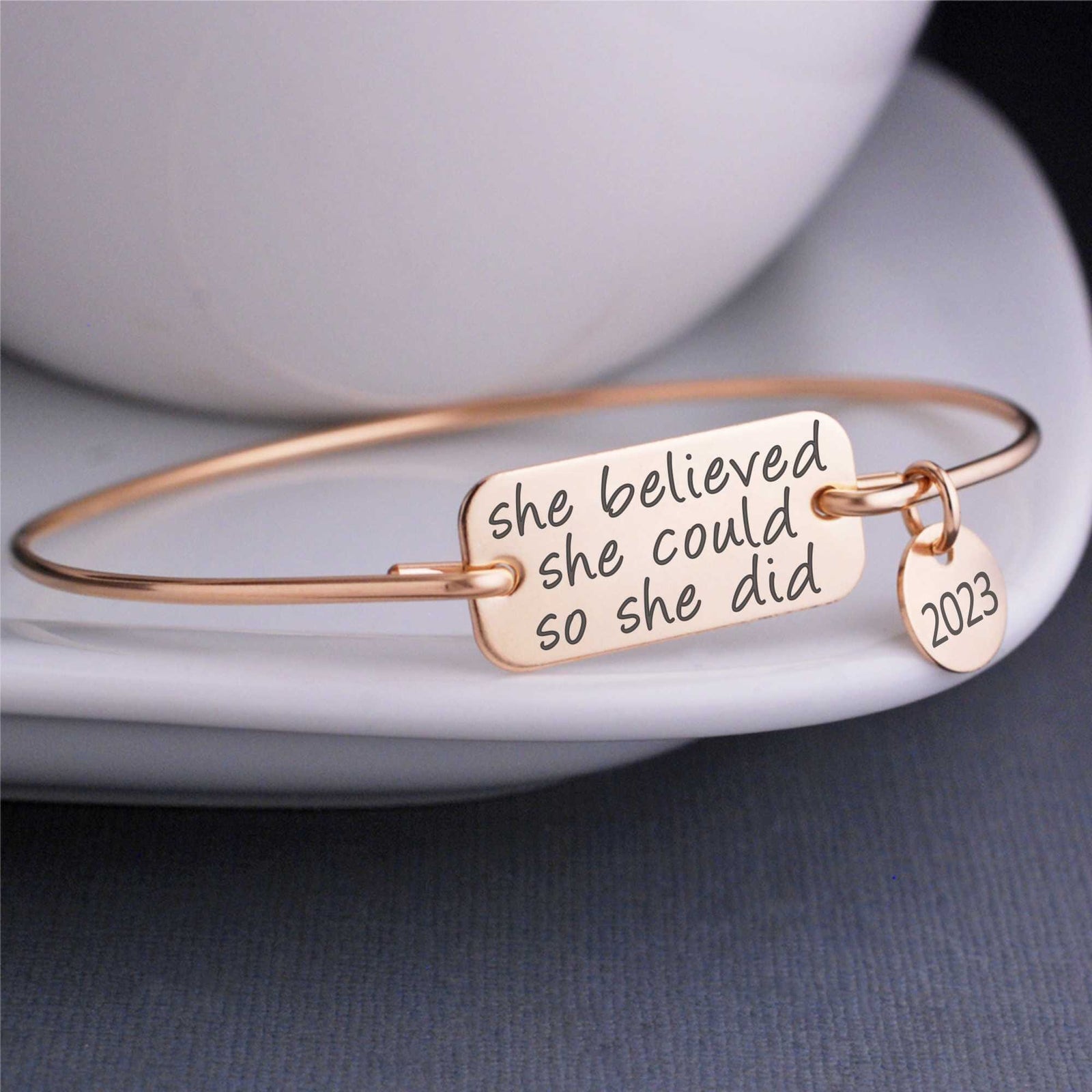 She Believed She Could So She Did Bracelet – Bracelet – Love, Georgie
