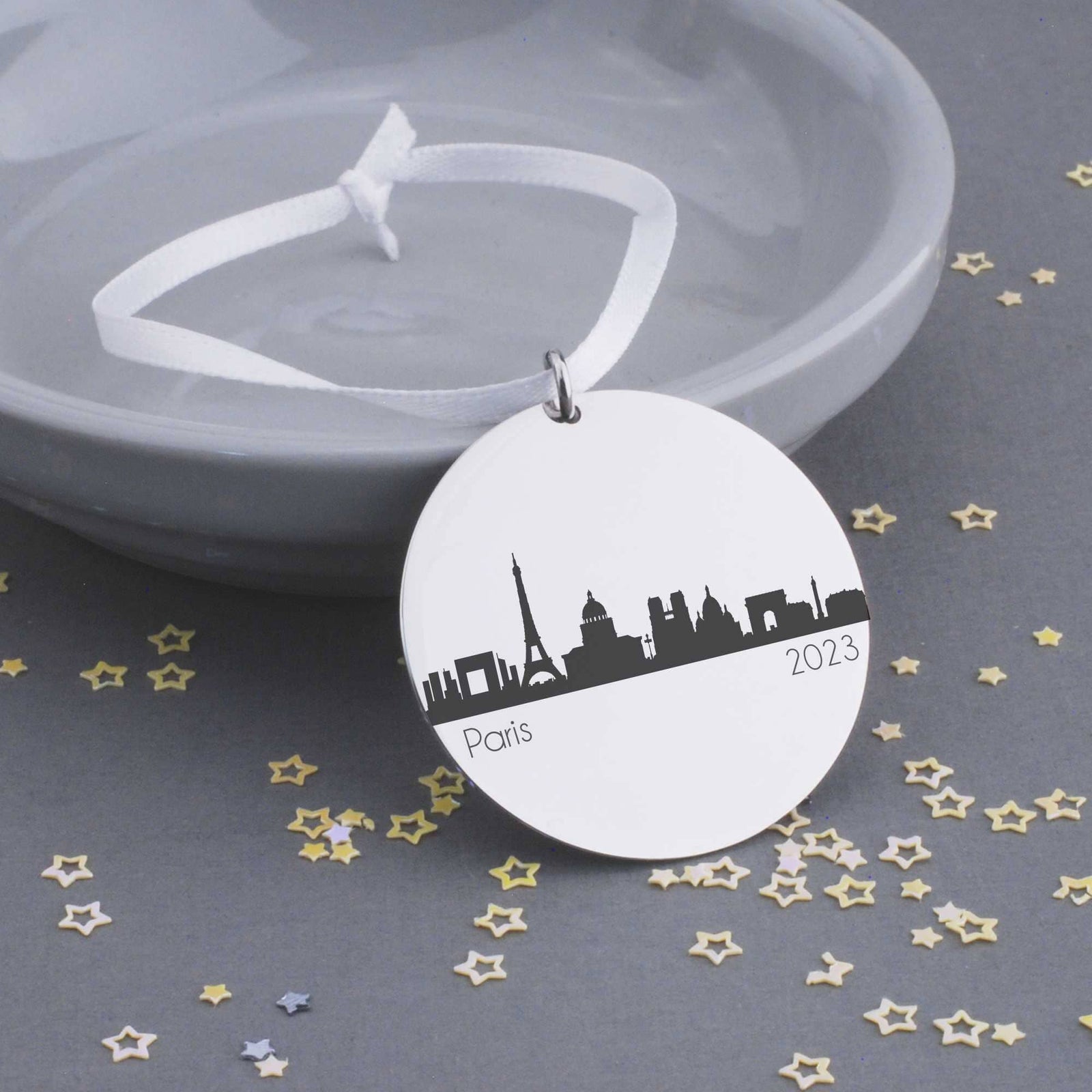 Tree Ornament - Custom City Skyline – Keychain – Love, Georgie