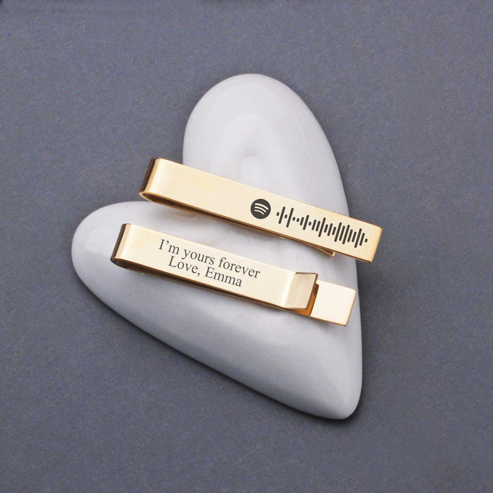 Spotify Code Tie Clip – Tie Clip – Love, Georgie