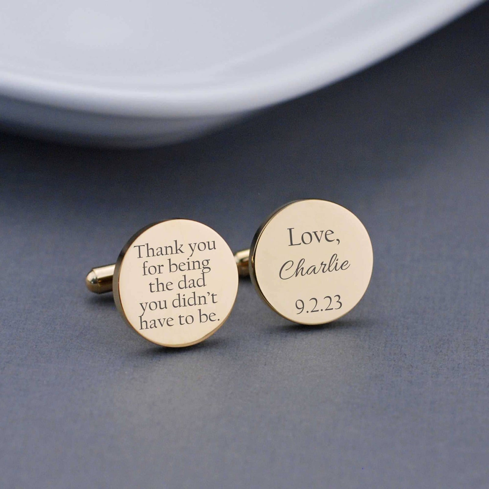 Stepfather of the Bride Cufflinks – Cufflinks – Love, Georgie