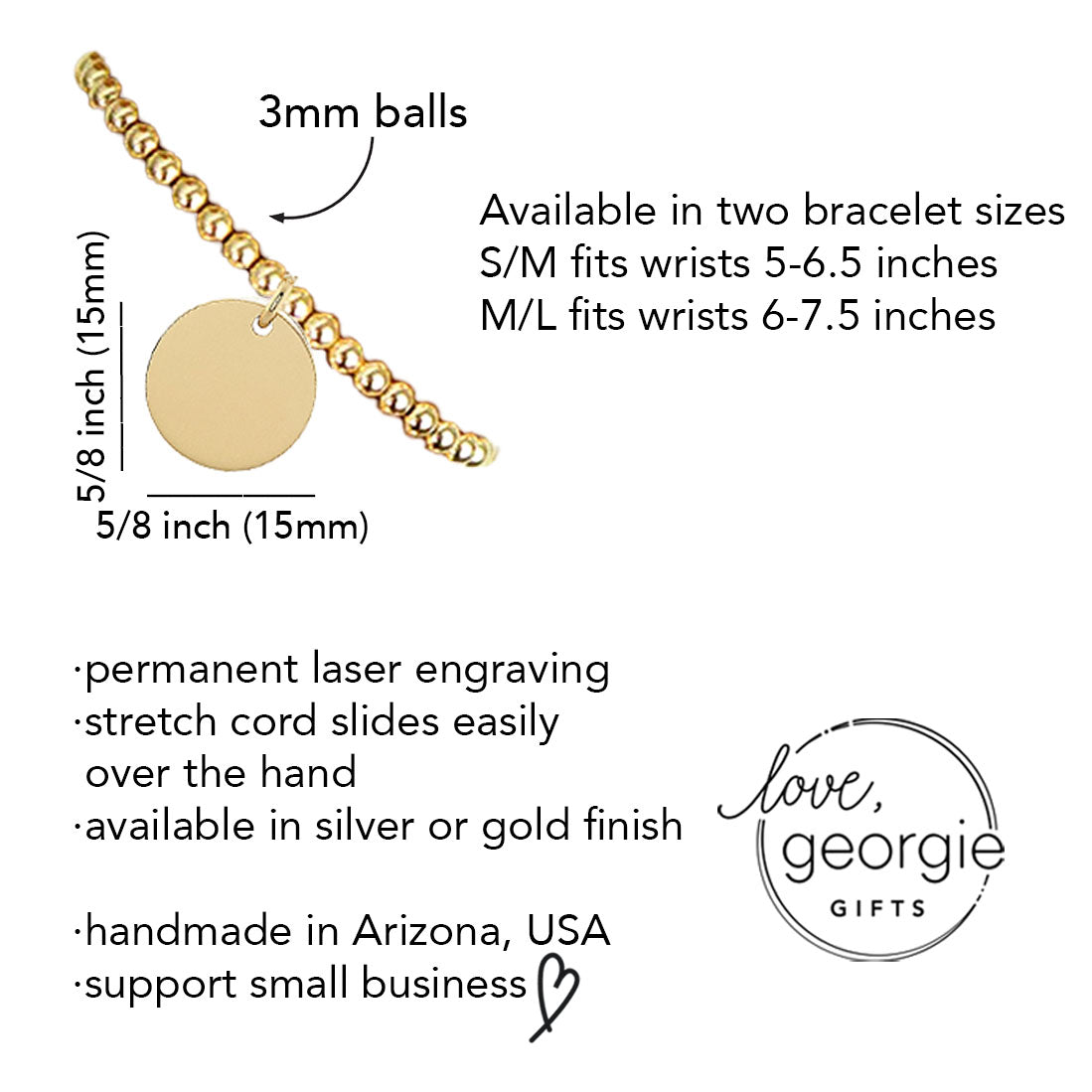 AZ Cactus - Stretch Bracelet