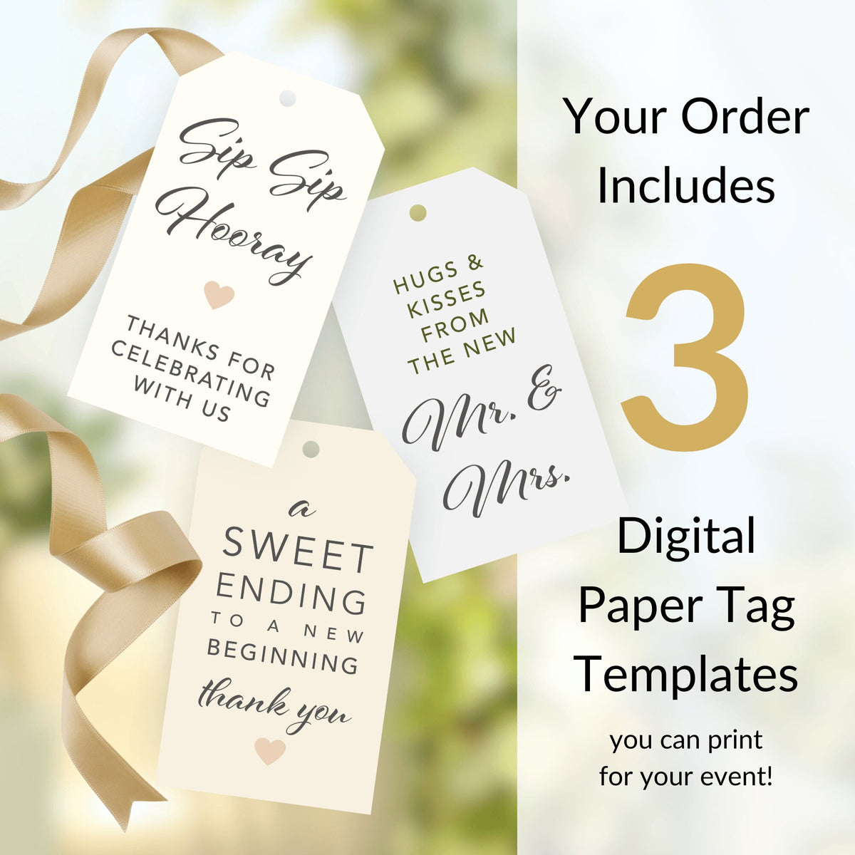 Custom Engraved Wedding Favor Glass Straws