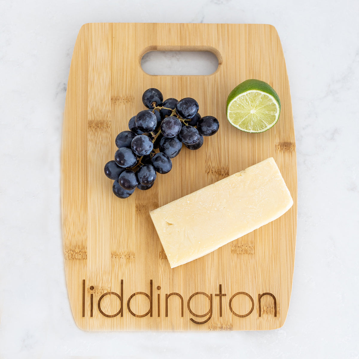 Personalized Bamboo Charcuterie Board with Name - 9 x 12 inches