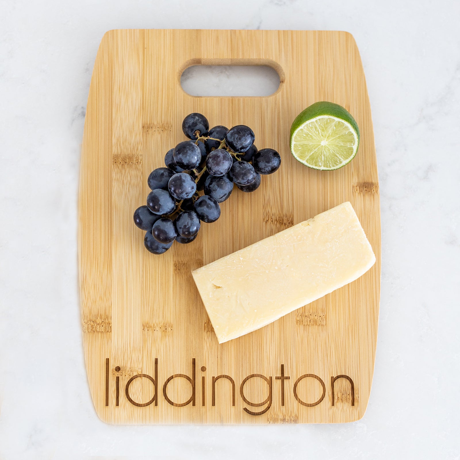 Personalized Bamboo Charcuterie Board with Name - 9 x 12 inches