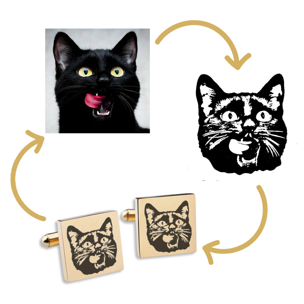 Pet Photo Cufflinks