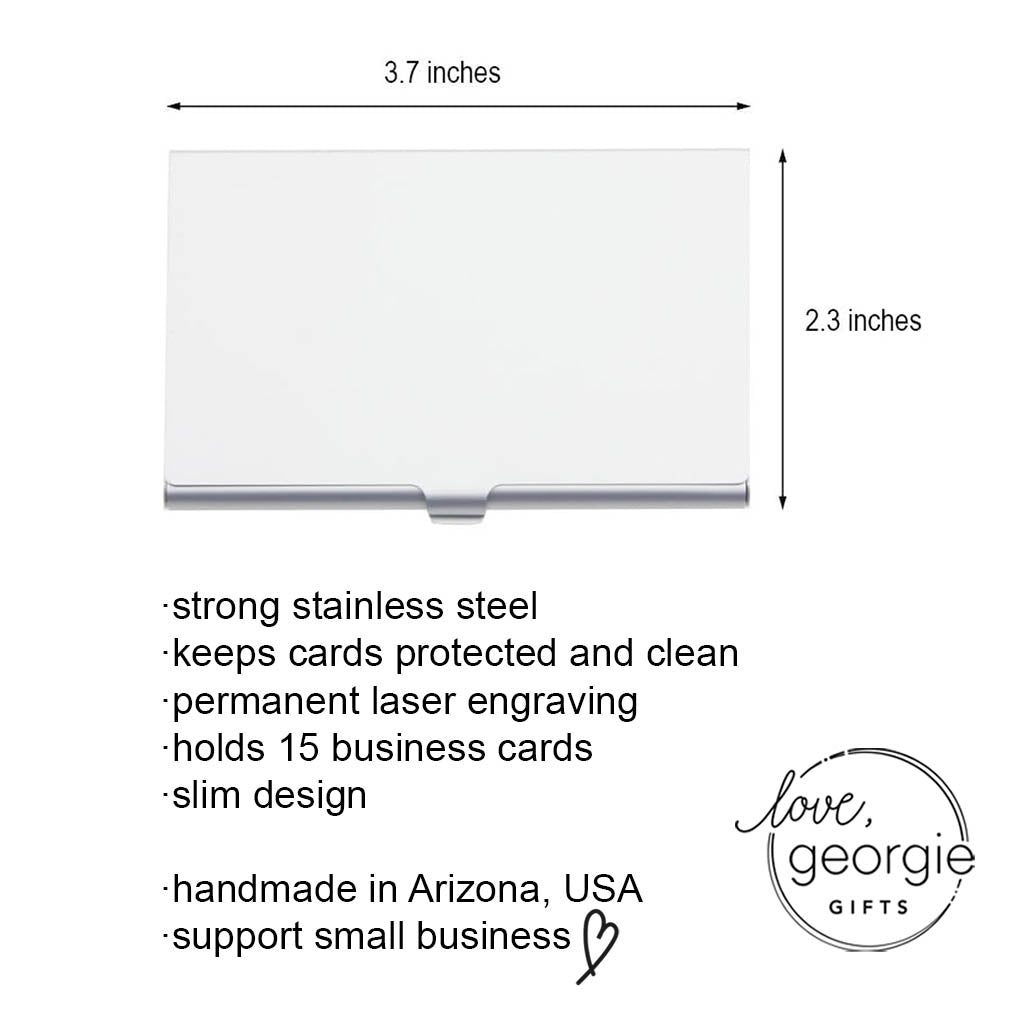 Follow Your Dreams - Graduate Business Card Case