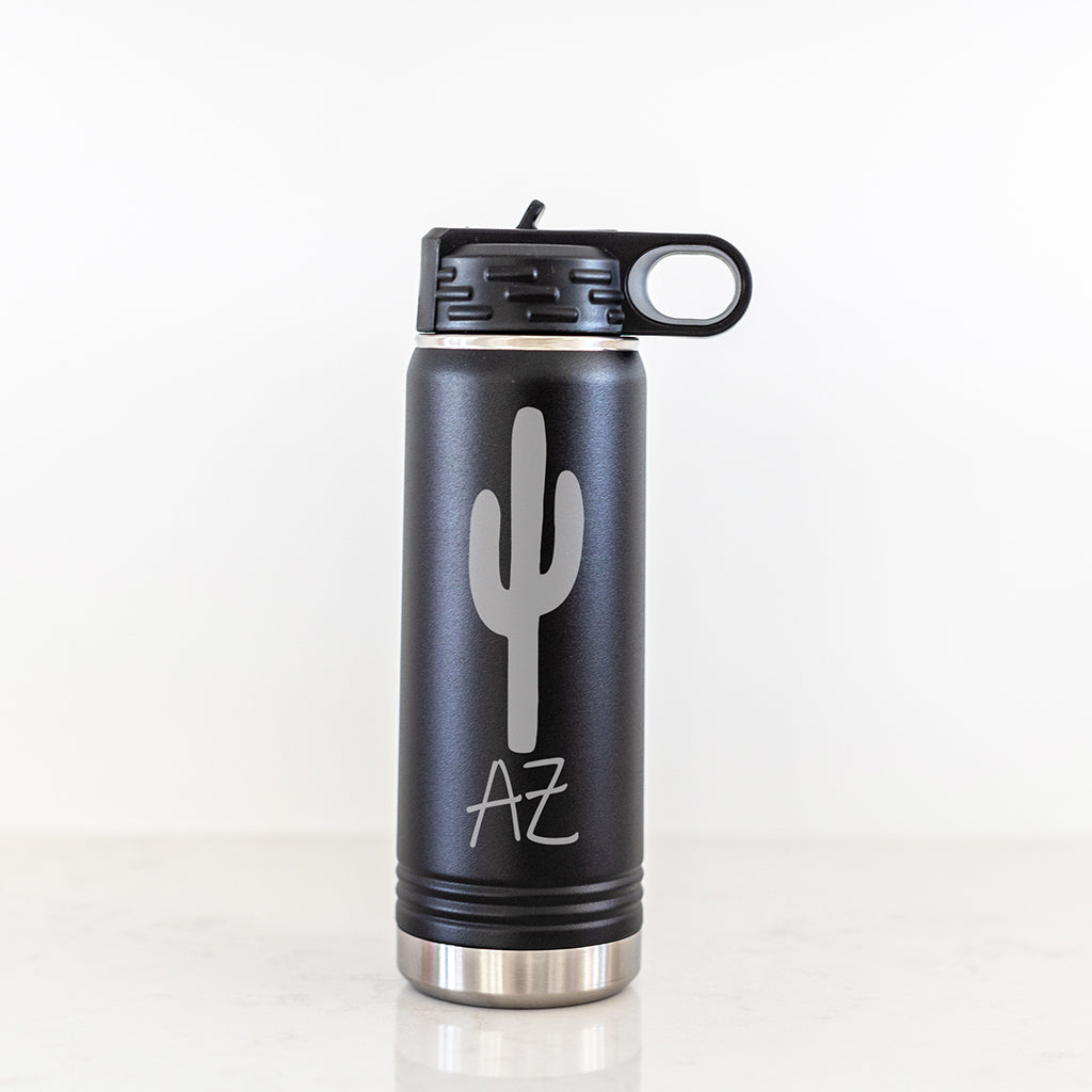 AZ Cactus Steel Water Bottle - 20 oz