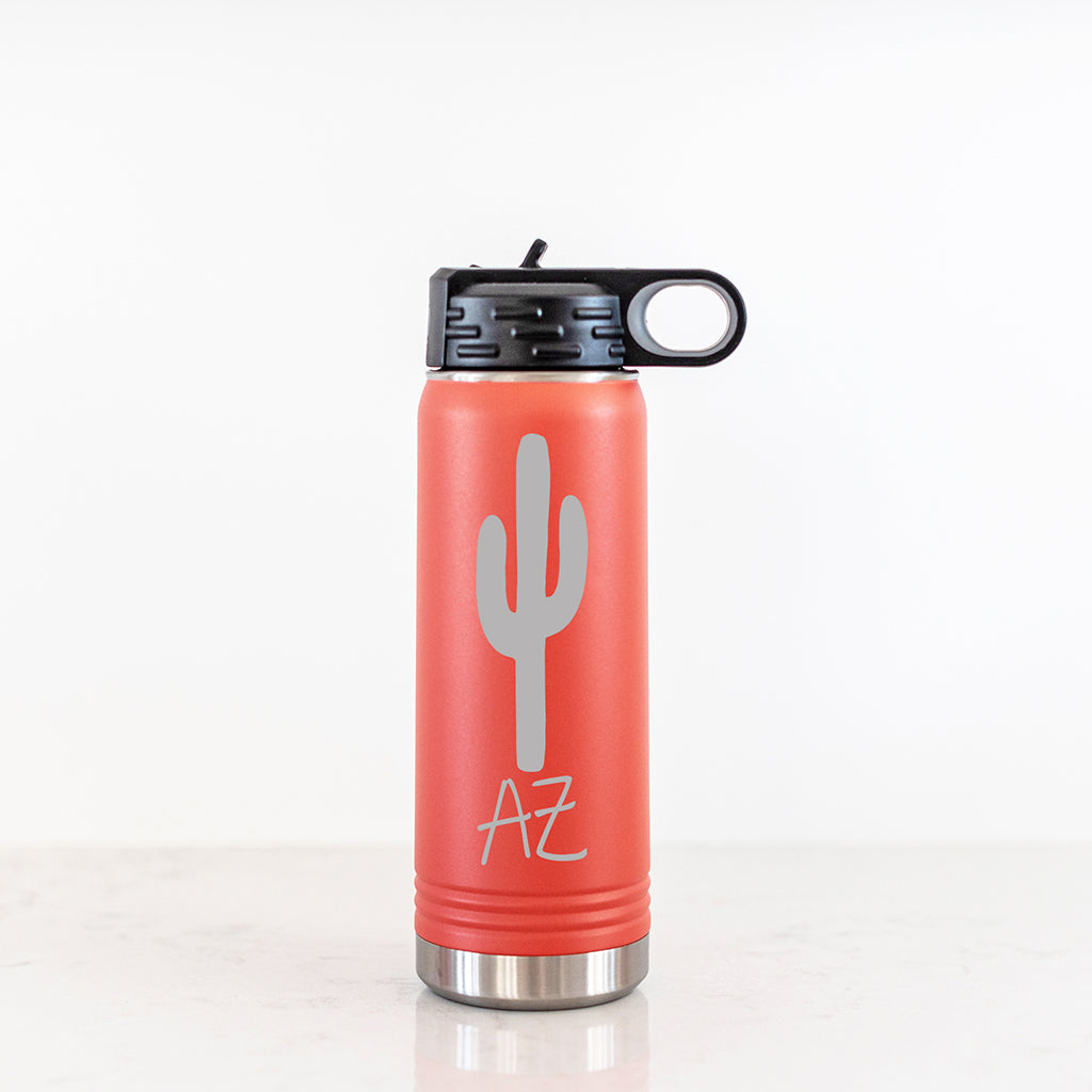 AZ Cactus Steel Water Bottle - 20 oz