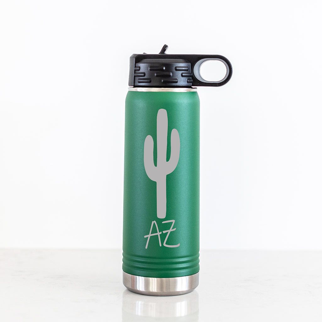 AZ Cactus Steel Water Bottle - 20 oz