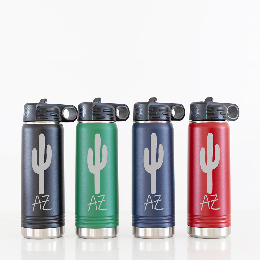 AZ Cactus Steel Water Bottle - 20 oz