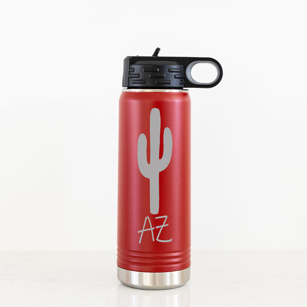 AZ Cactus Steel Water Bottle - 20 oz