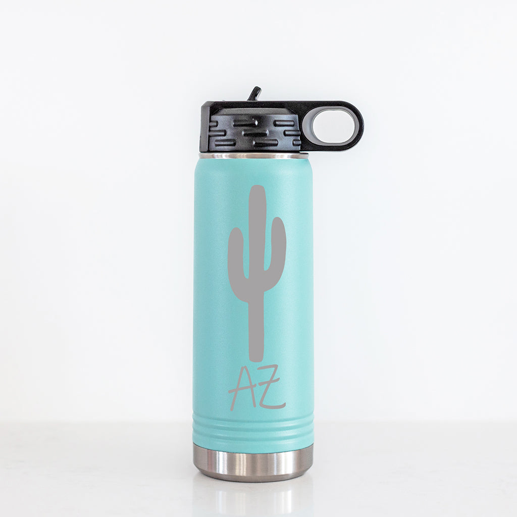 AZ Cactus Steel Water Bottle - 20 oz
