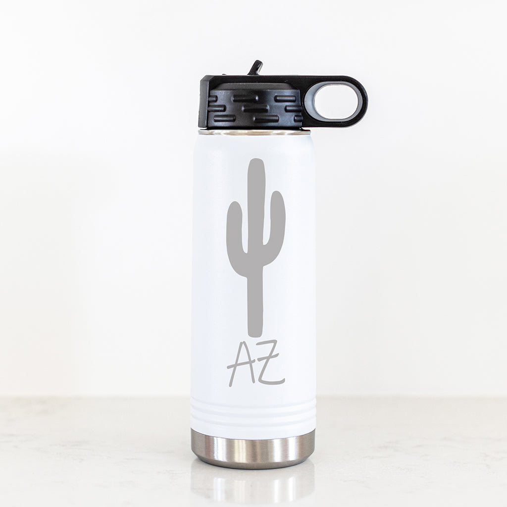 AZ Cactus Steel Water Bottle - 20 oz