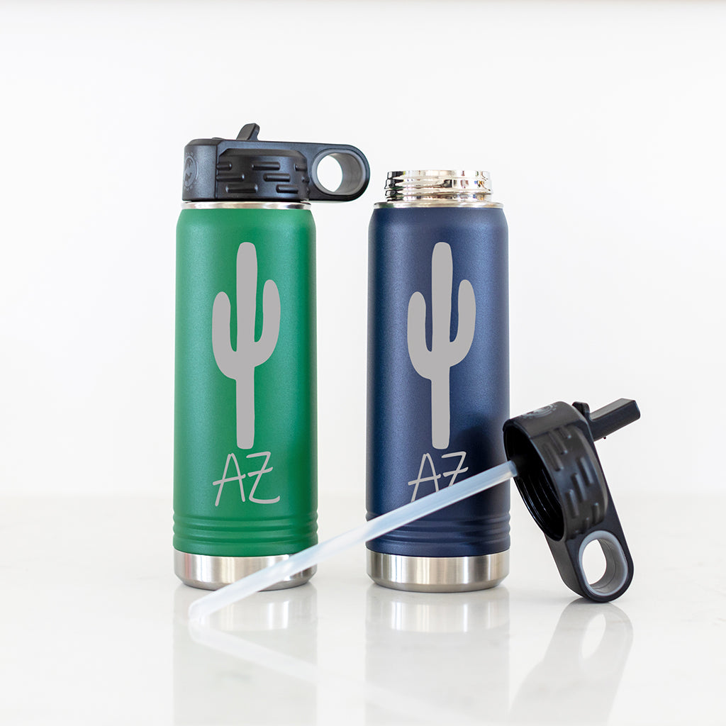 AZ Cactus Steel Water Bottle - 20 oz