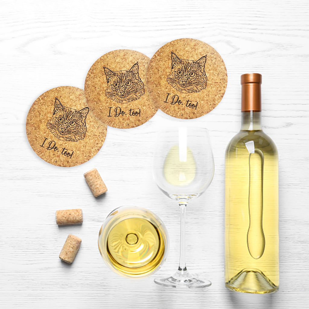 Personalized Pet Photo Coasters - Wedding Favor