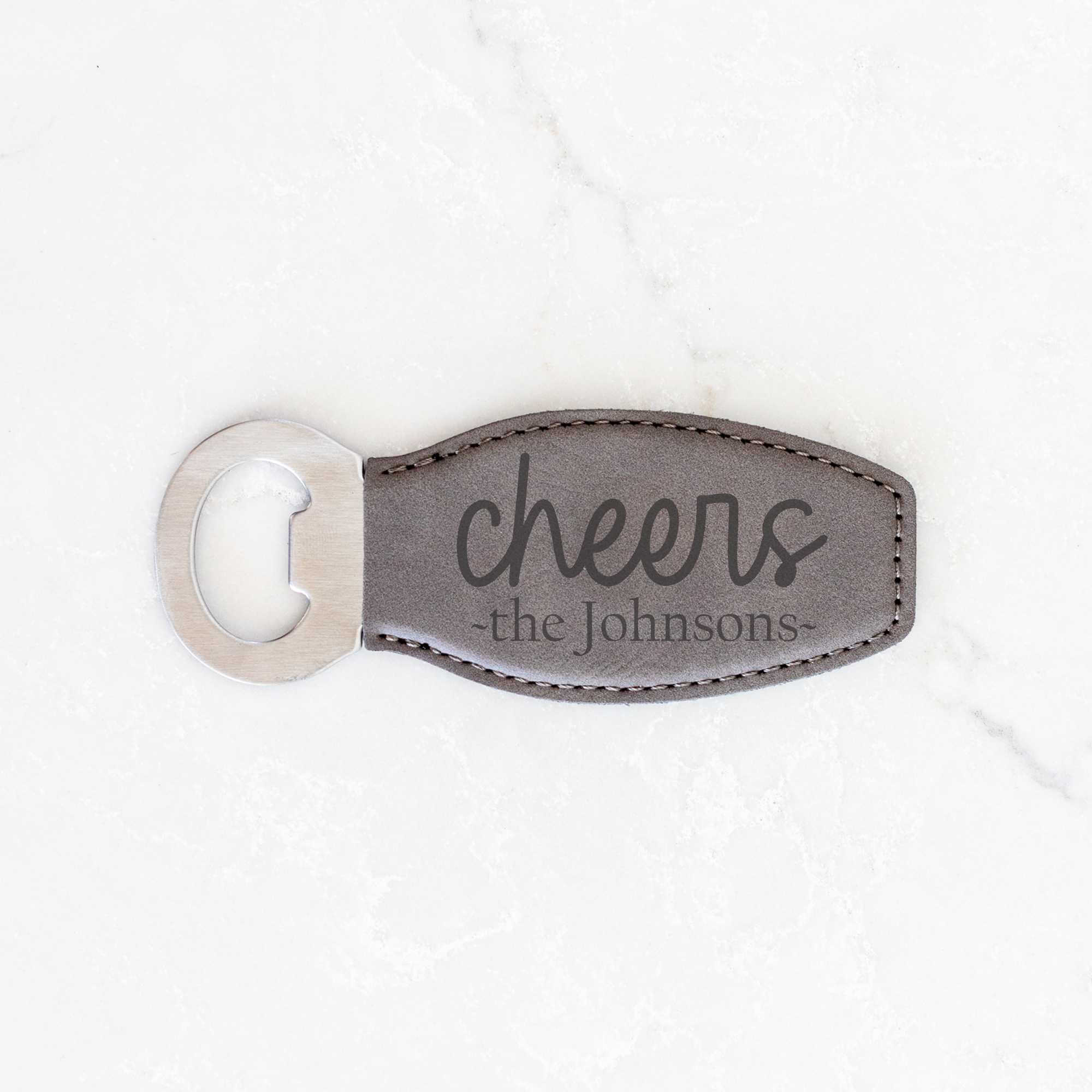 Cheers - Personalized Bottle Opener with Magnet