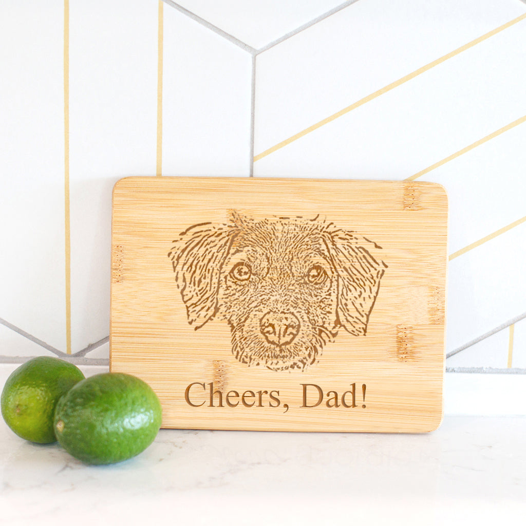 Engraved Pet Photo Bar Tools for Dog Dad - Gift Set