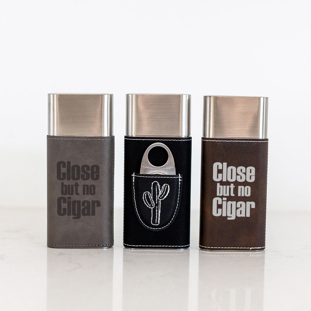 Close But No Cigar - Cigar Case and Cutter - Cactus
