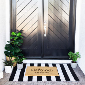 Personalized Coir Welcome Mat