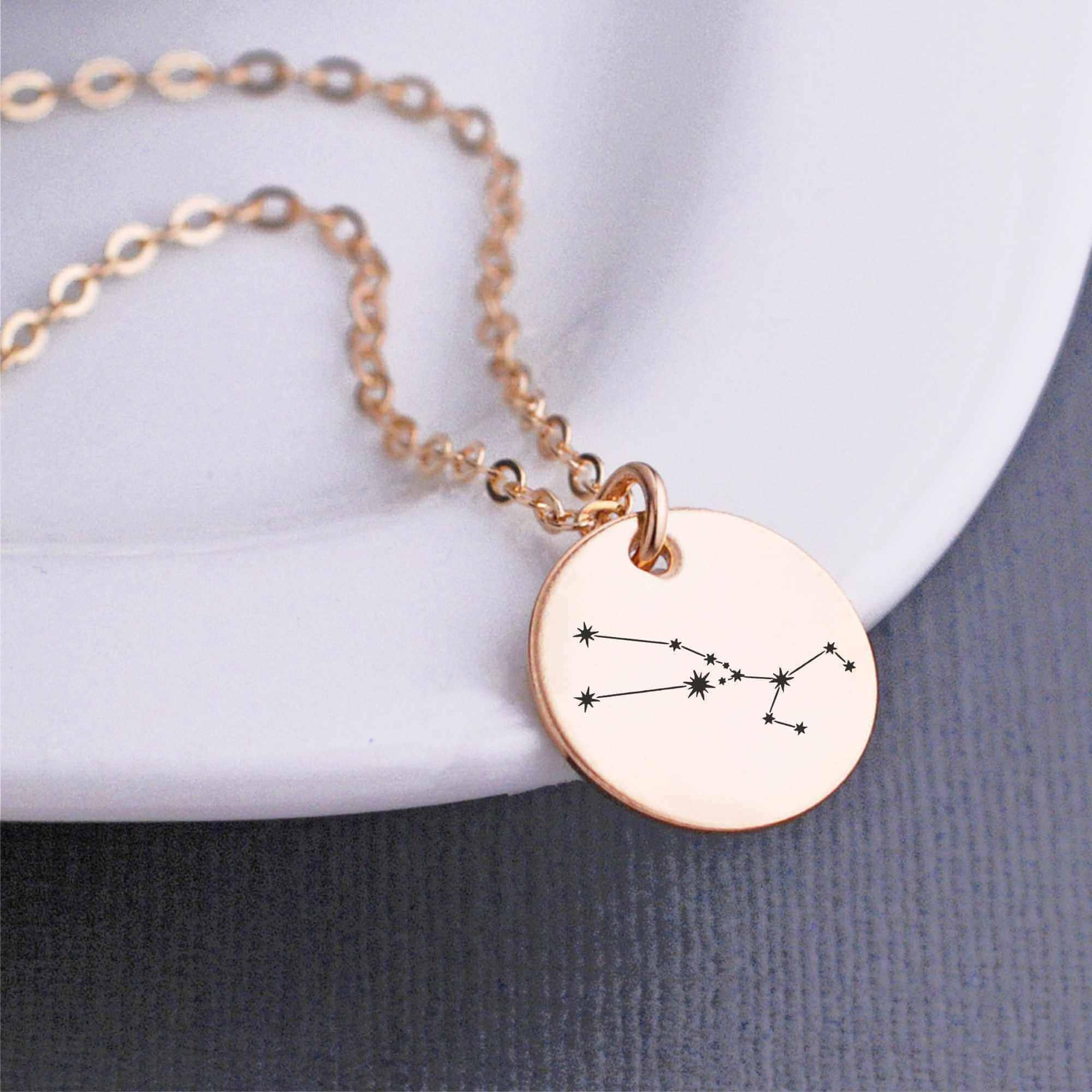 Custom Constellation Necklace - 15mm charm