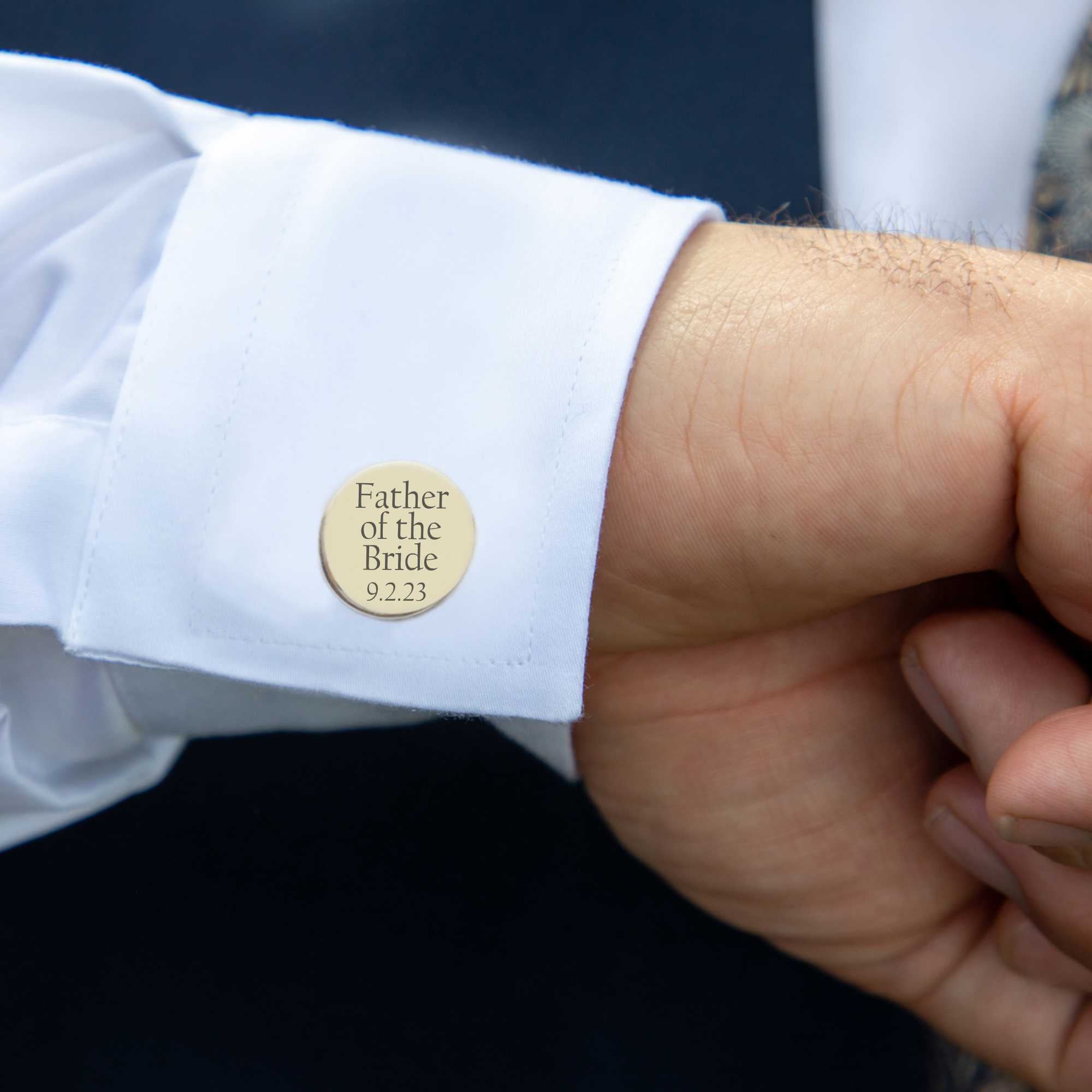 Cudworth Rhodium And Brushed Rhodium Plated Square Curved Cufflinks In Silver Cudworth Rhodium And Brushed Rhodium Plated Square Curved Cufflinks In Silver