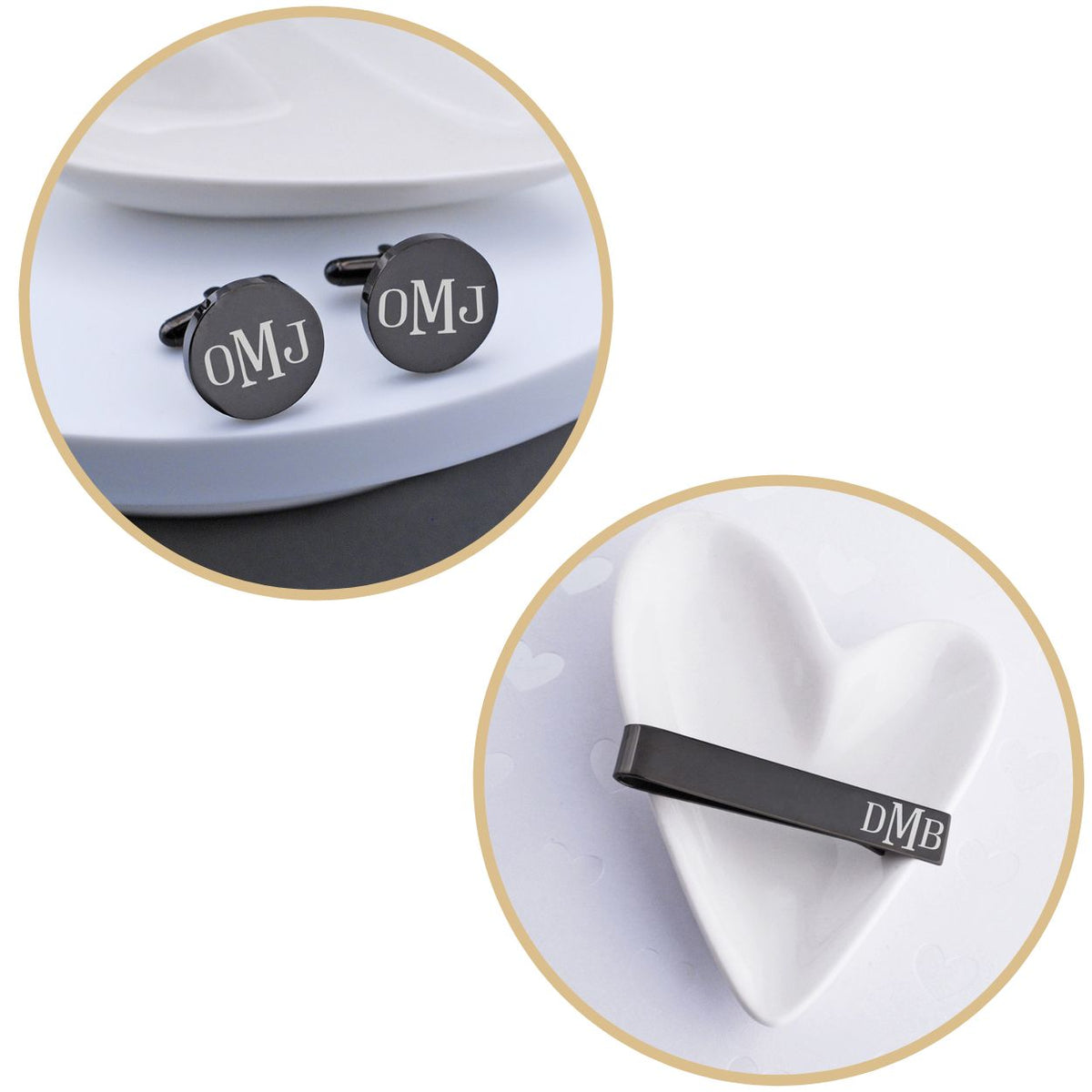 Custom Monogram Cufflinks