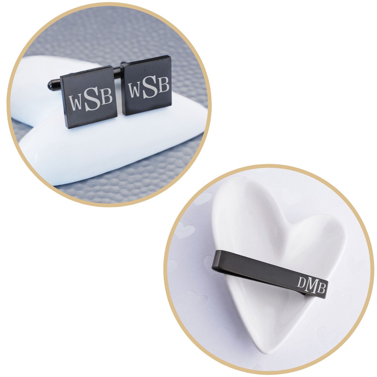 Custom Monogram Cufflinks