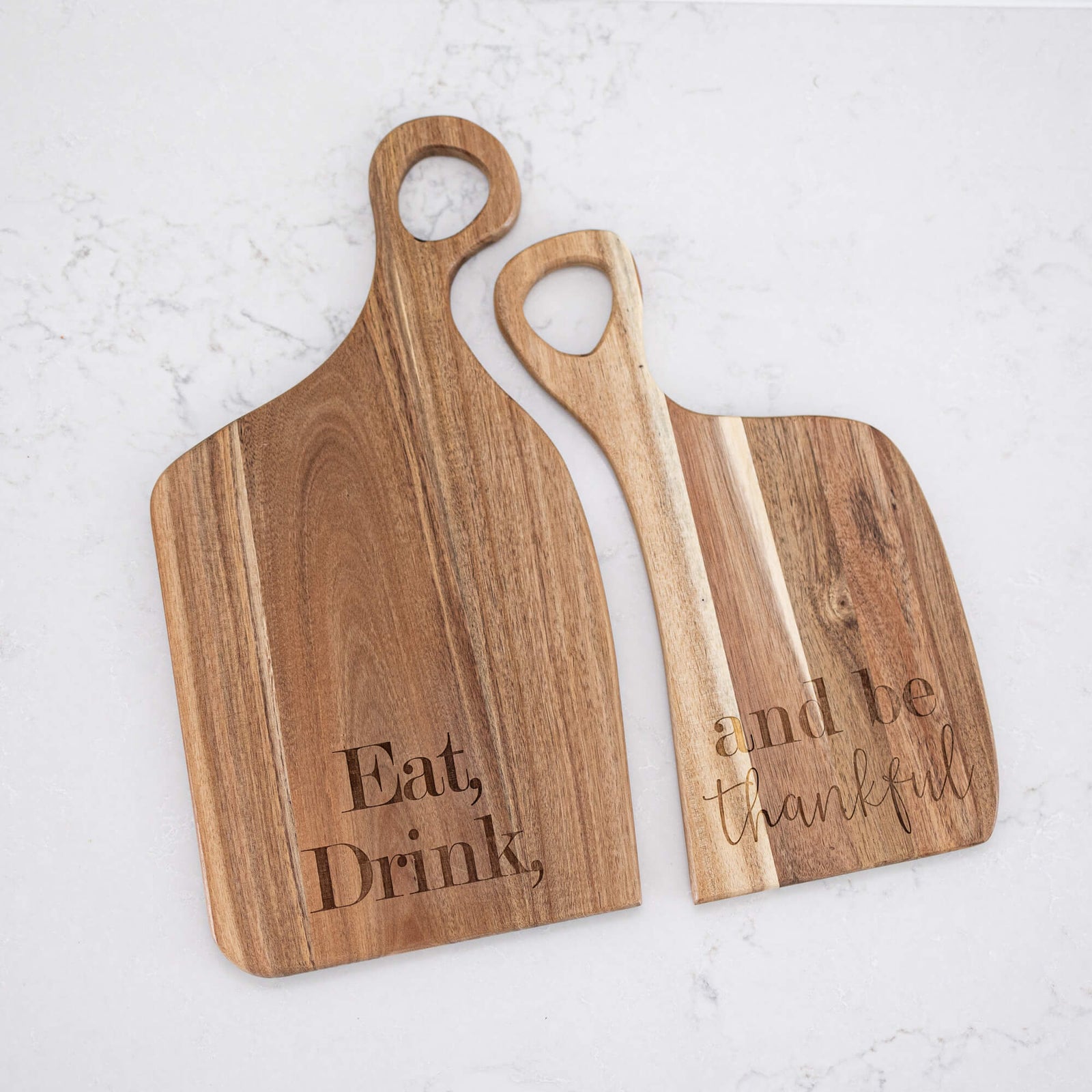 Eat, Drink, and Be Thankful - Nested Cutting Boards Set