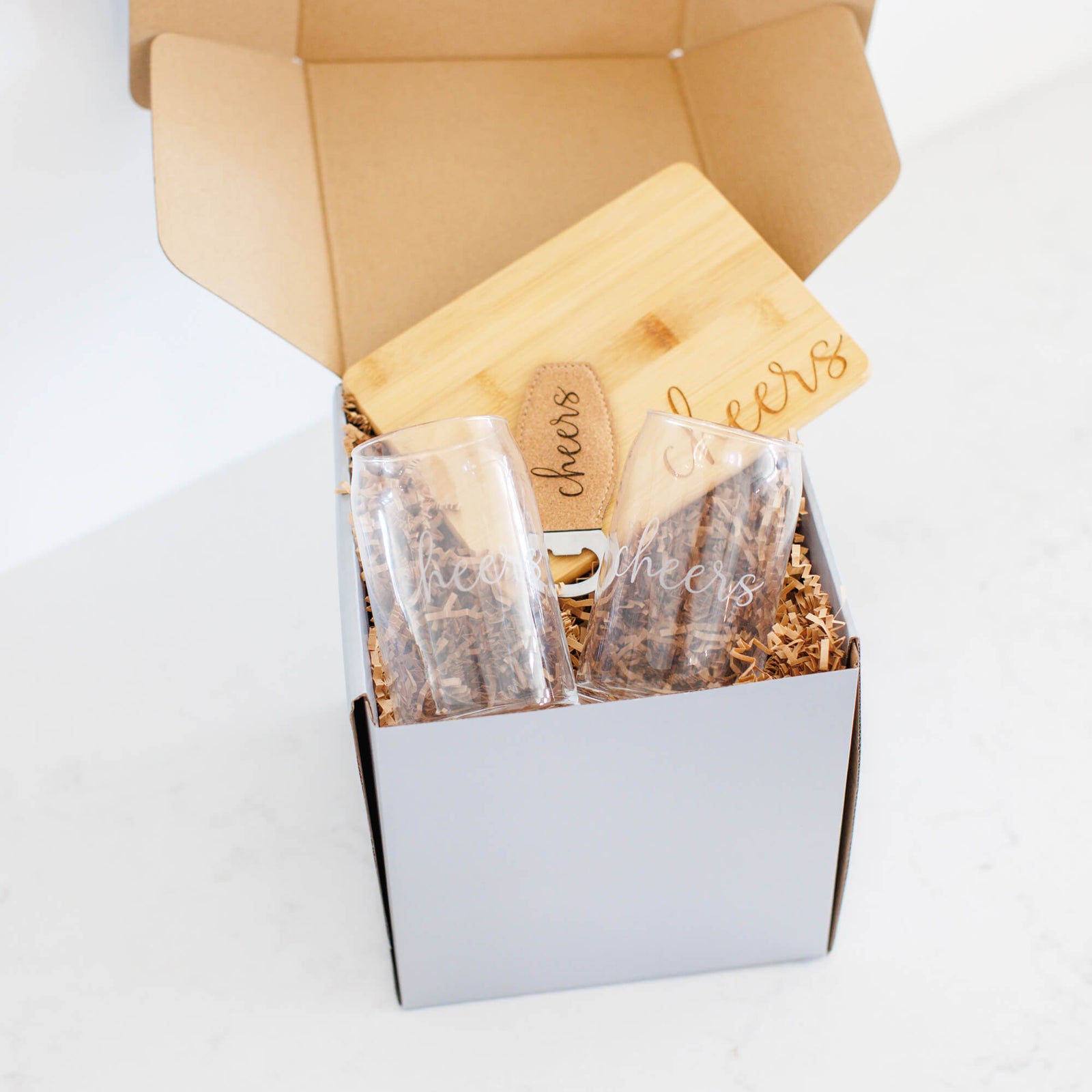 CHEERS Gifts for Beer Drinkers - 4pc Gift Set